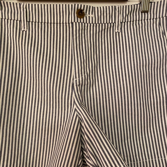 Navy Blue& White Stripped Everyday Short - Picture 3 of 7